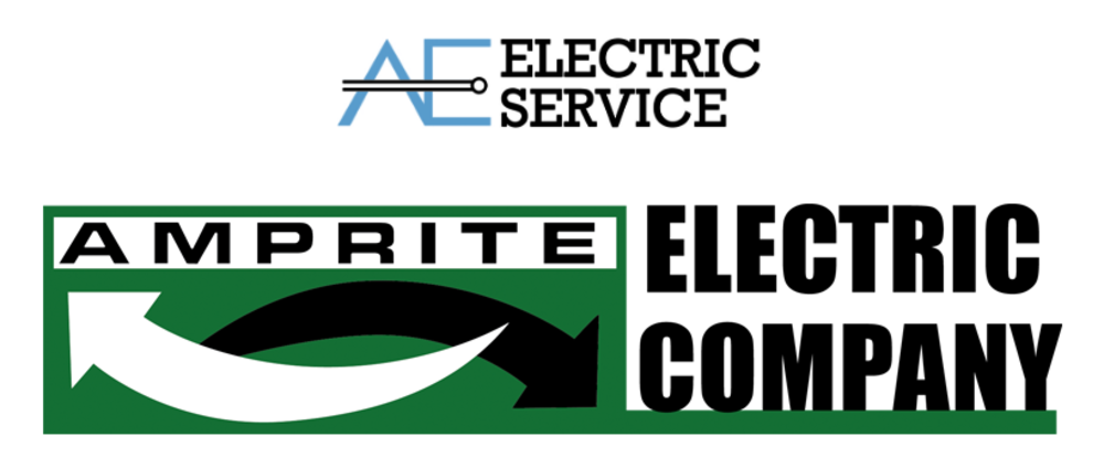 AE Electric Service and Amprite Electric Company logos, now one company