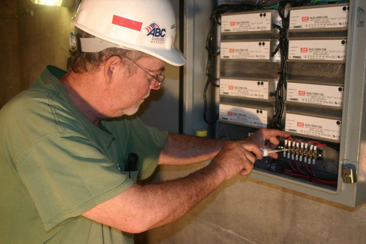 Lighting control gear installed for the Riverfront Play Park