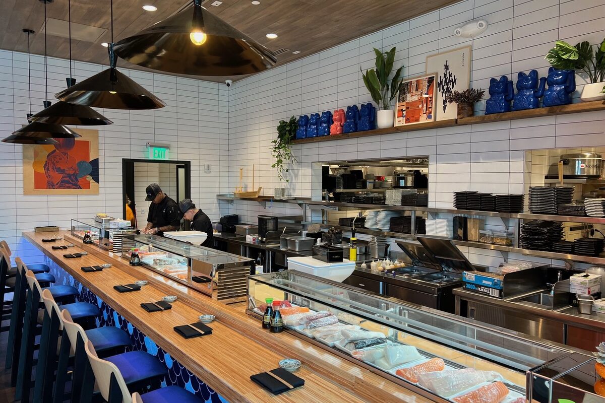 Blue Sushi electrical project by Amprite Electric, photo 3