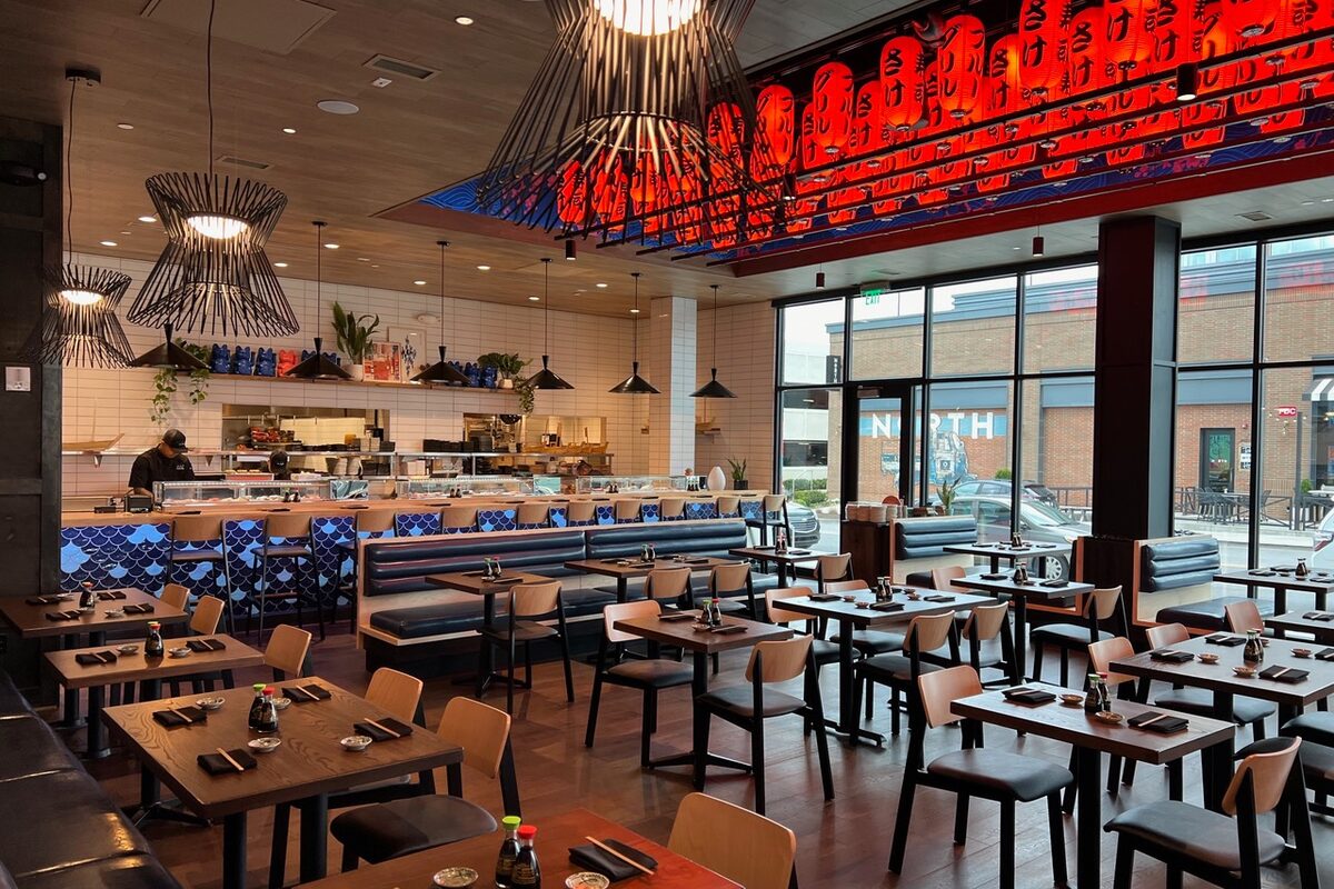 Blue Sushi electrical project by Amprite Electric, photo 4