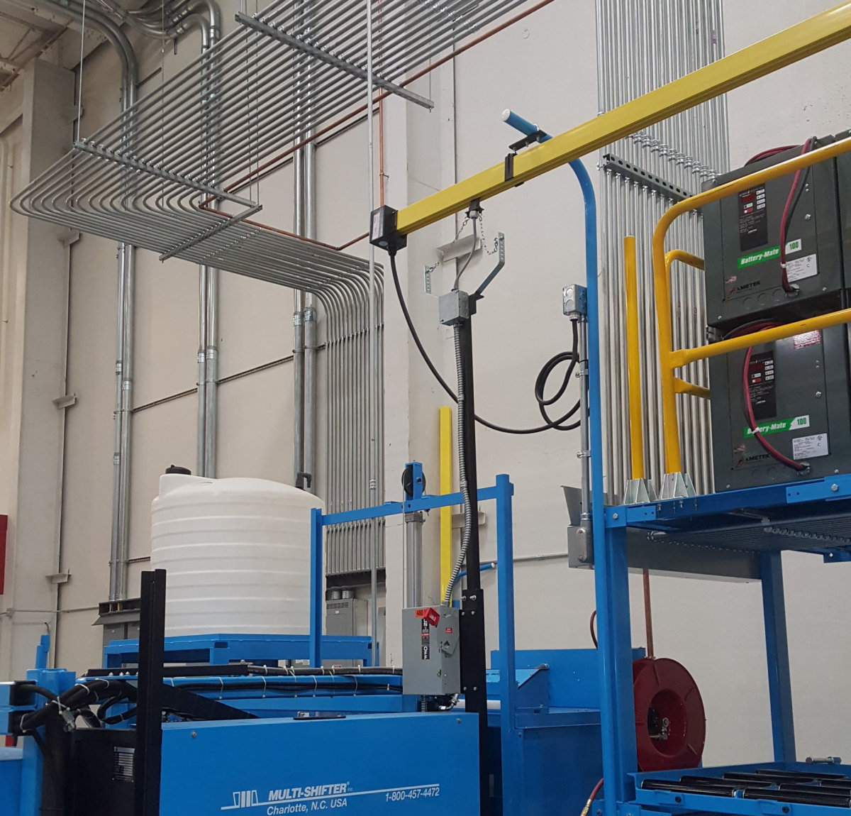 Industrial control panels and machine power in a Middle Tennessee facility