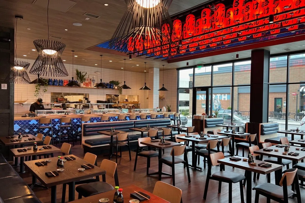 Blue Sushi electrical project by Amprite Electric, photo 4