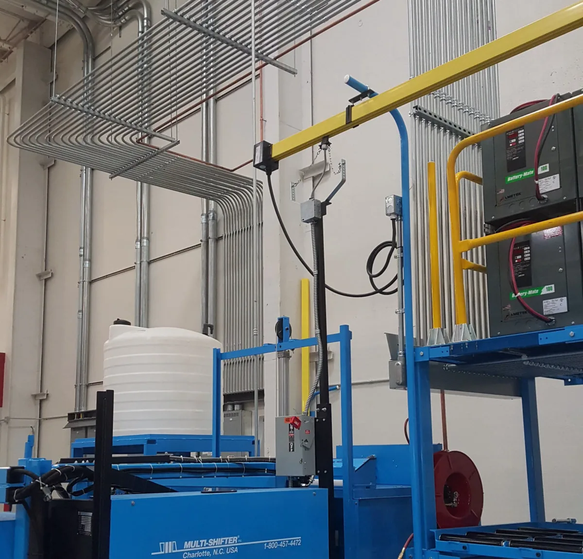 Industrial control panels and machine power in a Middle Tennessee facility